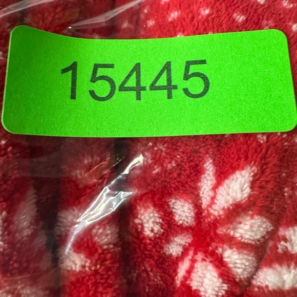 La Senza Women's Holiday Fleece Short Robe Red Size L/XL‎ *Missing belt tie - Picture 15 of 15